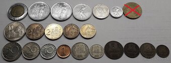 Mince - rôzne štáty - 121 kusov - 3