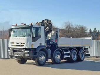 IVECO TRAKKER Sklápač + HDS + PILOT 8x4 TOP STAV - 3