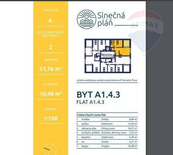 Predaj 2 izbového bytu Nitra -Kynek EXKLUZÍVNE - 3