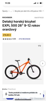 Predám detsky horský bicykel - 3