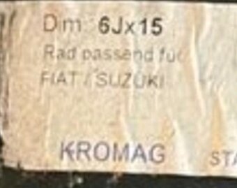 kola  SUZUKI   plechy - 3