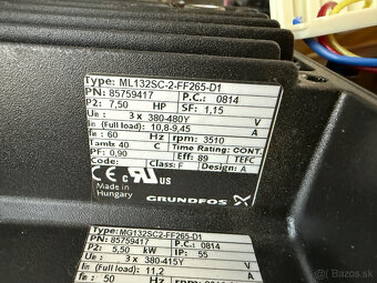 Predám motor Grundfos 5,5kW - 3