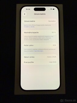 iphone 15pro 128gb - natural titanium - 3