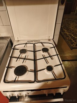 Plynovy sporák Amica s elektrickou rúrou - 3