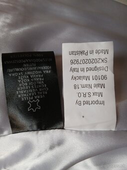 kožená bunda dámska S - 3