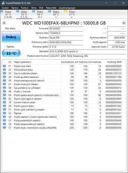 WDC WD100EFAX - 68LHPN0 - 10TB Red NAS - 3