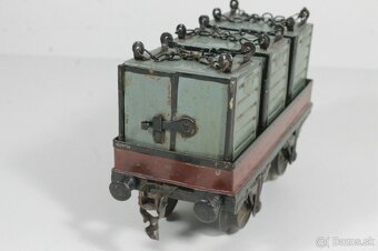Vzácny námorný batožinový vozeň Märklin koľajnice 1 1898 - 3