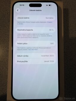 PREDÁM IPHONE 15 PRO MAX 256GB, White Titanium - 3