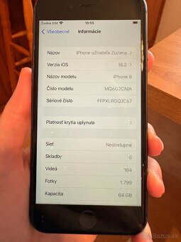 iPhone 8 64 GB – Space Gray, plne funkčný - 3