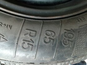 15 plechové disky 5x112 so zimnimy pneu - 3