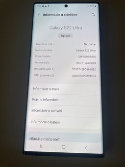 Perfektný Samsung Galaxy S22 Ultra 8/128GB - 3