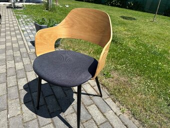 Jedálenský stôl 120 cm okrúhly + 4 stoličky - 3