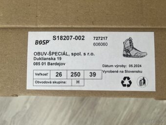 Taktická obuv BOSP vysoká, veľkosť 39 - 3