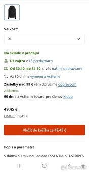 Predám dámsku adidas - 3