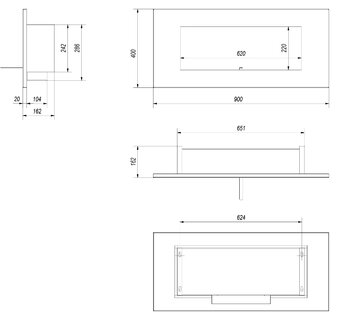 Bio Krb Delta Horizontal 40 x 90 x 15 cm - 3