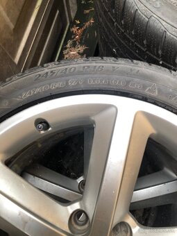 Znížená cena, zimné pneumatiky na ALU diskoch AUDI - 3