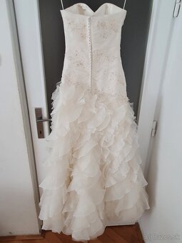 Svadobné šaty veľ 36-38 - 3