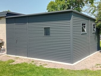 Plechová garáž 5x5m - 3