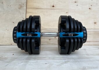 Nastaviteľné jednoručné činky 5-40kg - 3
