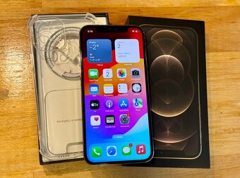 iPhone 12 Pro Max Gold BATERIE 100% TOP - 3