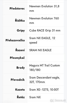 Predám bicykel cube reaction - 3