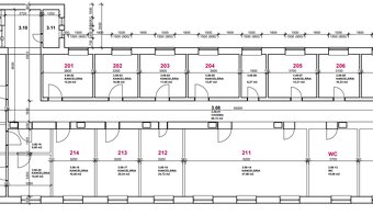 Administratívne priestory s parkovaním, 47,9 m2 – Južná trie - 3