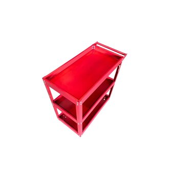 REDTOOL Montážny vozík 3 police Červený - 3