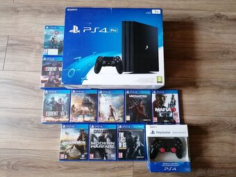 Predám Ps4 Pro 1TB Black - 3