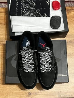 Jordan x Travis Scott Air Jordan 1 Low Black Phantom - 3