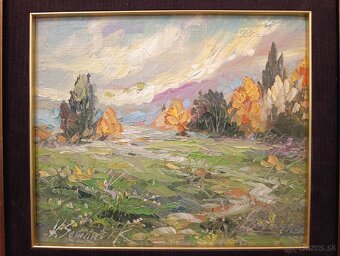 Olejomaľba Krajinka Vladimír Semančík - 3
