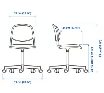 Detská stolička ÖRFJÄLL IKEA 2x - 3