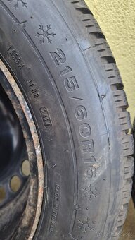 Predám zimne kolesa 215/60 R16 ford mondeo, s-max a galaxy - 3