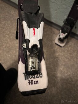 Detské lyže 70 cm wedze s viazaním - 3