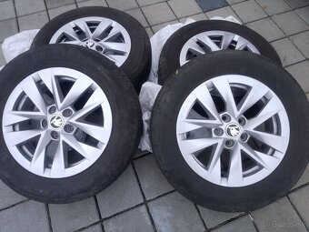 Elektróny + letné pneumatiky škoda Fabia 185/65 r15 - 3