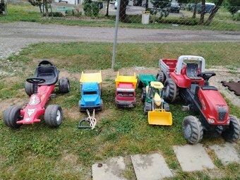Detský slapaci traktor formula - 3