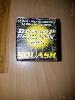 3 x loptička na squash - 3