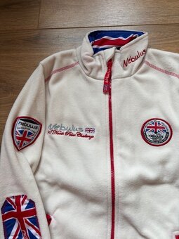 NEBULUS - biela teplá mikina - 3