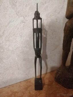 Drevené exotické sošky Afrika, Ázia. - 3