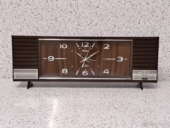 Vzácne Starožitné naťahovanie hodiny s volbami hudby Rhythm - 3