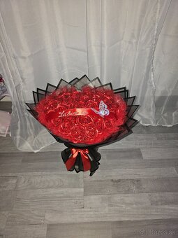 ❤️ Kytica 34 červených ruží ❤️ - 3