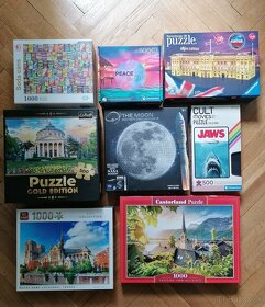 Predám puzzle - rôzne značky a veľkosti(50ks ,500ks, 1000ks) - 3