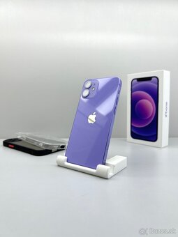 iPhone 12 MINI PURPLE NOVÁ BATÉRIA 100% ZDRAVIE - 3