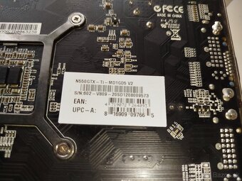 Predám MSI GTX 550 ti 1GB DDR5 - 3