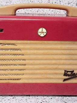 Starožitné elektronkové radio Tesla Minor / 3001 B - 3