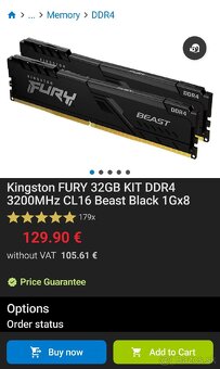 Kingston Fury Beast 32 GB (2x16) - 3