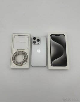 iPhone 15 Pro 128GB White Titanium + ZÁRUKA - 3