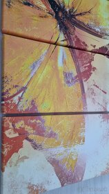 Predám štvordielny obraz motýľa - 3