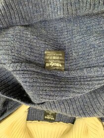 Vikafjell vlneny merno sveter s golierom - 3