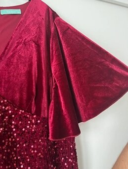 PEKNÉ PLESOVÉ ŠATY veľ.48/50 - 3