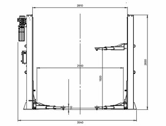 Zdvihák WEBER 4.2t | 3-dielne ramená - 3